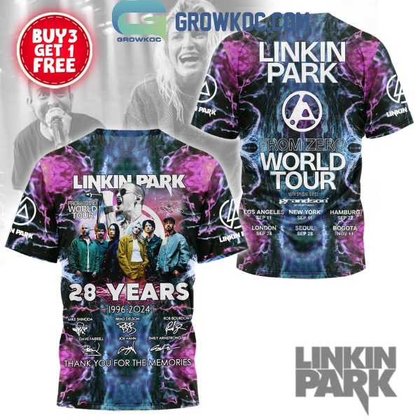 Linkin Park 1996-2024 From Zero World Tour Hoodie T-Shirt