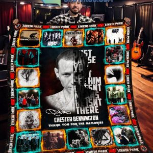 Linkin Park Chester Bennington Thank You Fleece Blanket Quilt