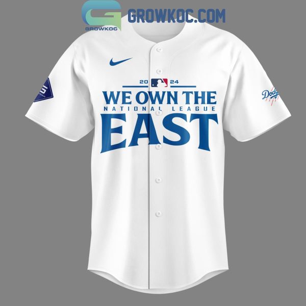 Los Angeles Dodgers 2024 NL West Champions Celebration Baseball Jersey