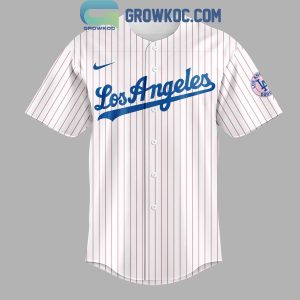 Los Angeles Dodgers Featuring Hello Kitty Celebration Baseball Jersey