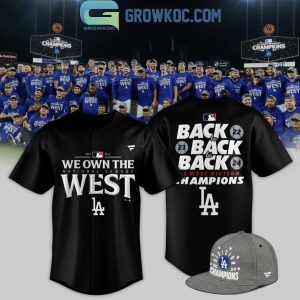 Los Angeles Dodgers NL West Division Champions 2024 Baseball Jersey