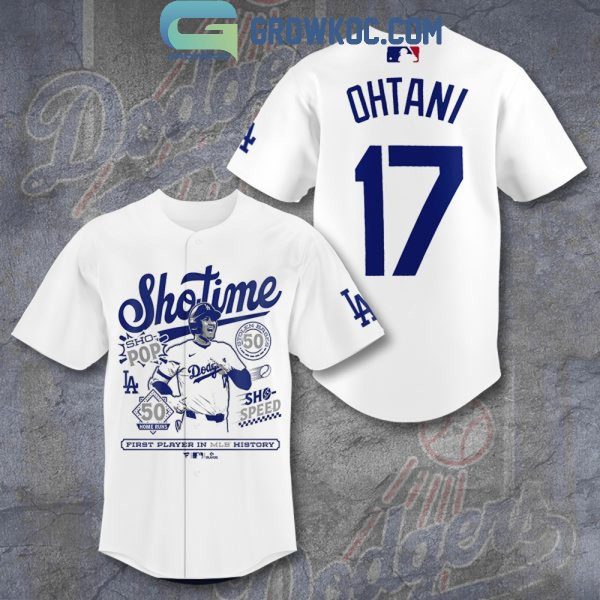 Los Angeles Dodgers Shohei Ohtani Shotime Shospeed Baseball Jersey