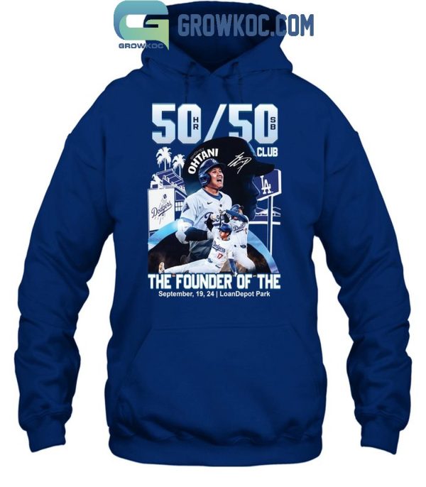 Los Angeles Dodgers Shohei Ohtani The Founder Of The 50_50 Club T-Shirt