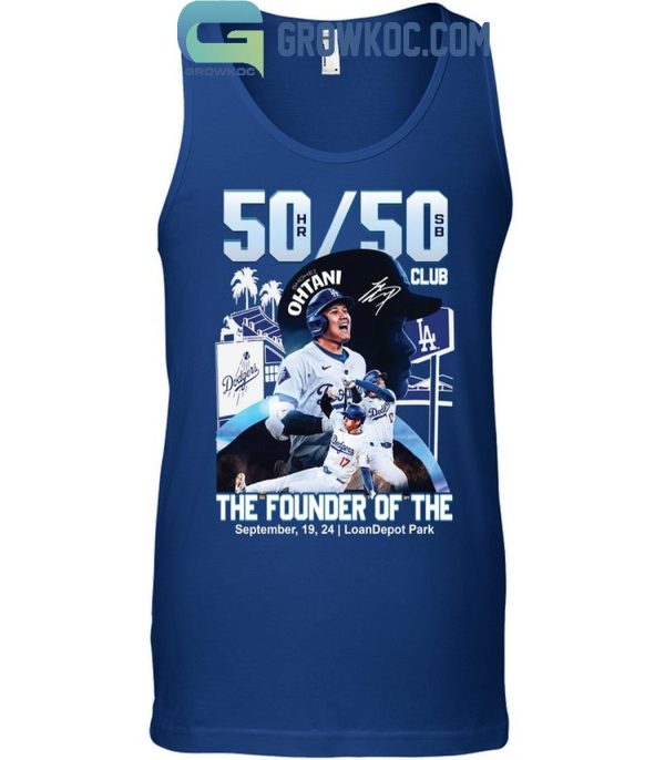 Los Angeles Dodgers Shohei Ohtani The Founder Of The 50_50 Club T-Shirt