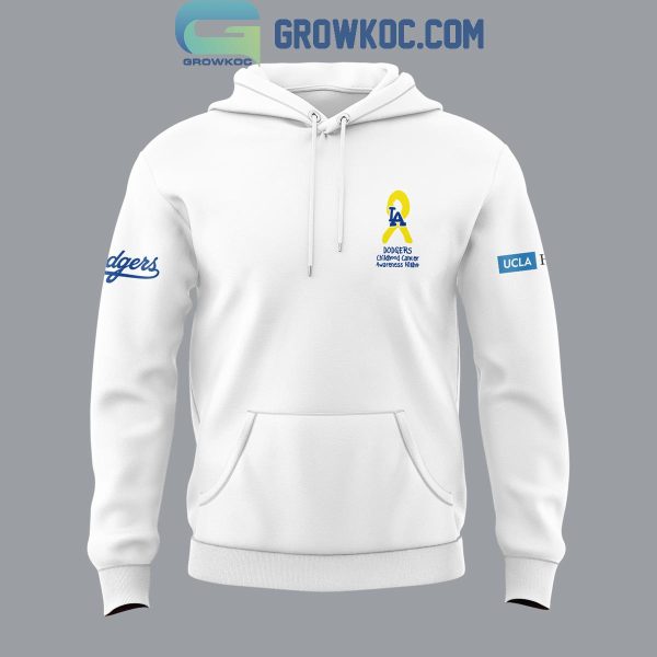 Los Angeles Dodgers UCLA Health Hoodie Childhood Cancer Awareness Hoodie T-Shirt