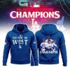 Los Angeles Dodgers Back To Back 2024 NL West Champions Hoodie T-Shirt