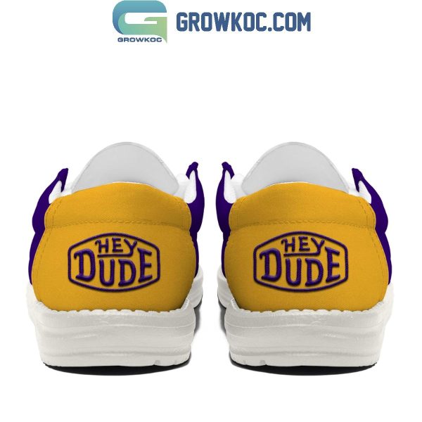 Los Angeles Lakers 2024 Personalized Hey Dude Shoes