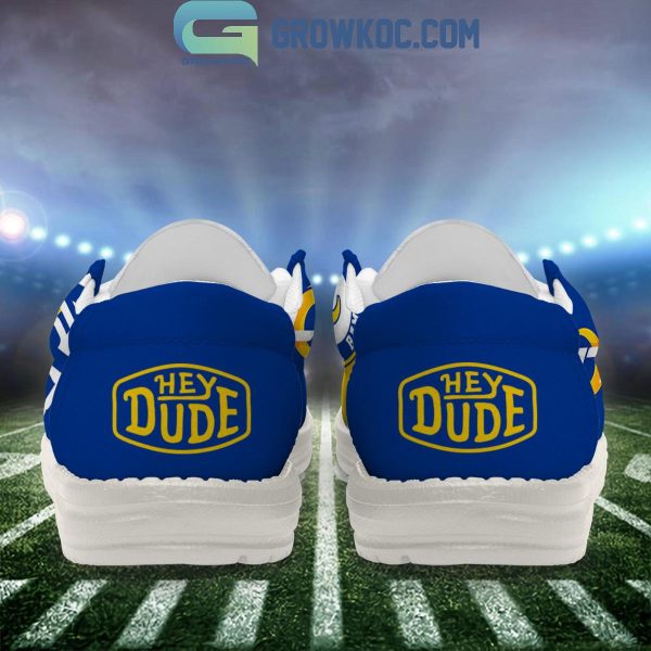 Los Angeles Rams 2024 Version Personalized Hey Dude Shoes