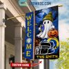 Los Angeles Chargers Welcome Halloween 2024 Personalized House Garden Flag