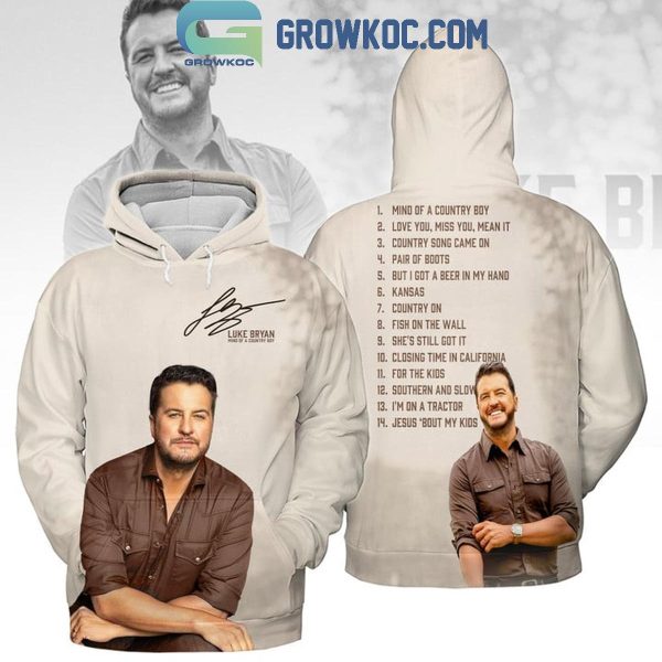 Luke Bryan Mind Of A Country Boy Album Releasing 2024 Hoodie T-Shirt