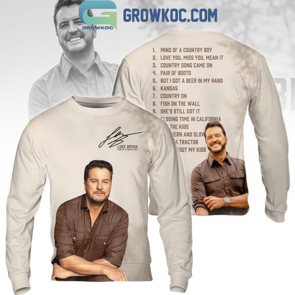 Luke Bryan Mind Of A Country Boy Album Releasing 2024 Hoodie T-Shirt