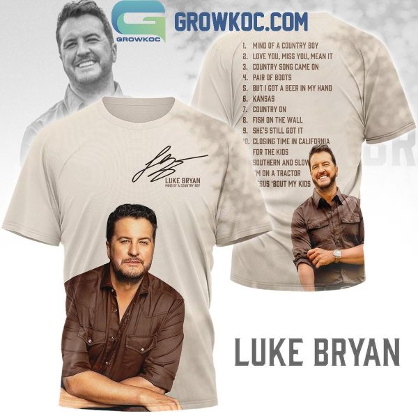 Luke Bryan Mind Of A Country Boy Album Releasing 2024 Hoodie T-Shirt