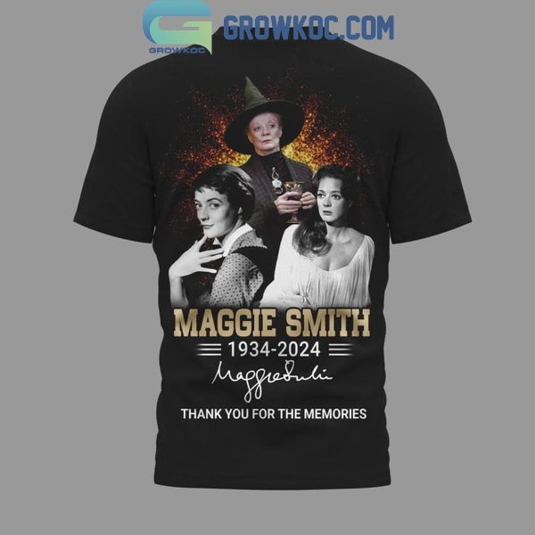 Maggie Smith 1934-2024 Thank You For The Memories Hoodie T-Shirt