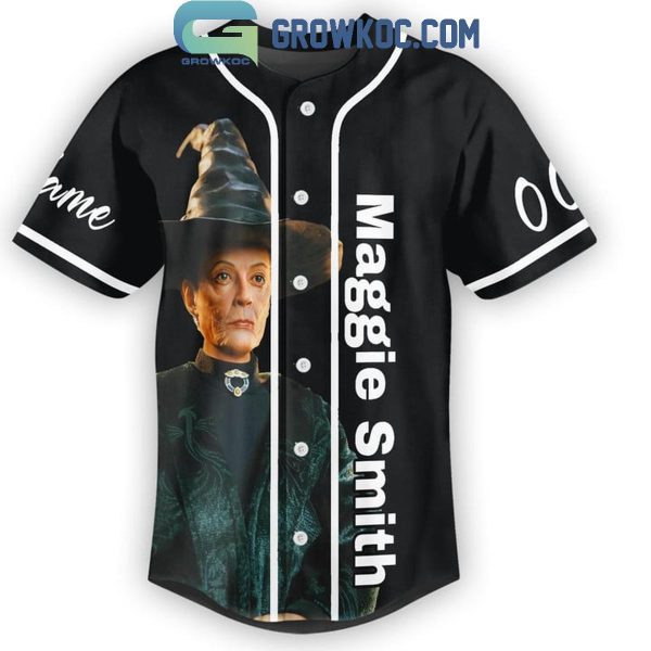 Maggie Smith 1934-2024 Thank You For The Memories Personalized Baseball Jersey