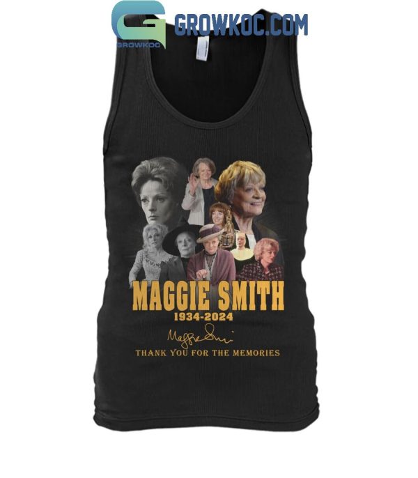 Maggies Smith 1934-2024 Harry Potter Thank You For The Memories T-Shirt