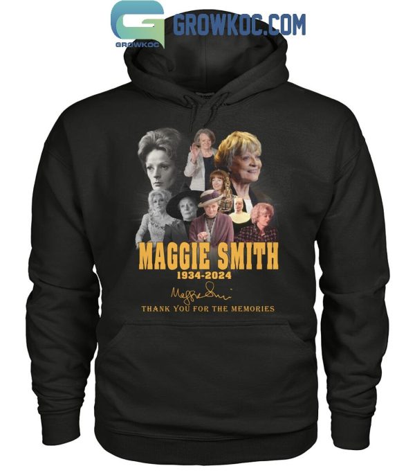 Maggies Smith 1934-2024 Harry Potter Thank You For The Memories T-Shirt