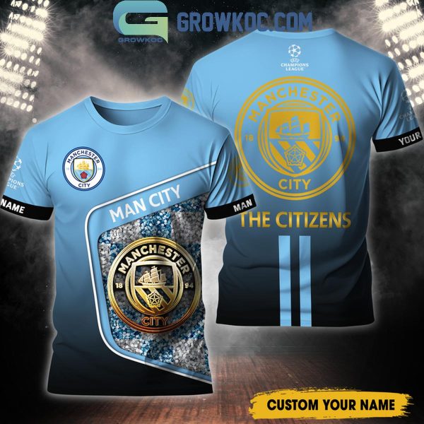 Manchester City Team Premier League The Citizens Personalized Hoodie T-Shirt