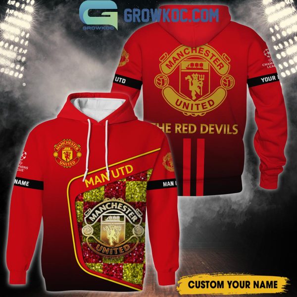 Manchester United Team Premier League The Red Devils Personalized Hoodie T-Shirt