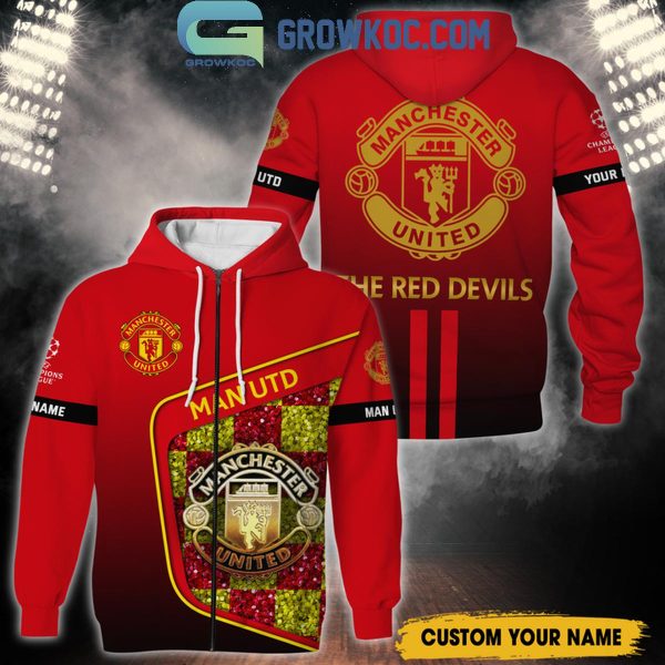 Manchester United Team Premier League The Red Devils Personalized Hoodie T-Shirt