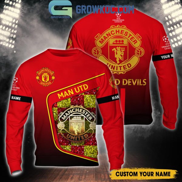 Manchester United Team Premier League The Red Devils Personalized Hoodie T-Shirt