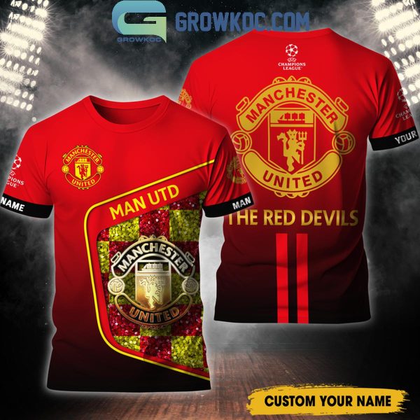 Manchester United Team Premier League The Red Devils Personalized Hoodie T-Shirt