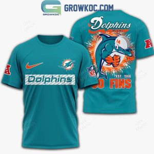 Miami Dolphins Est. 1966 Go Fins Hoodie T-Shirt