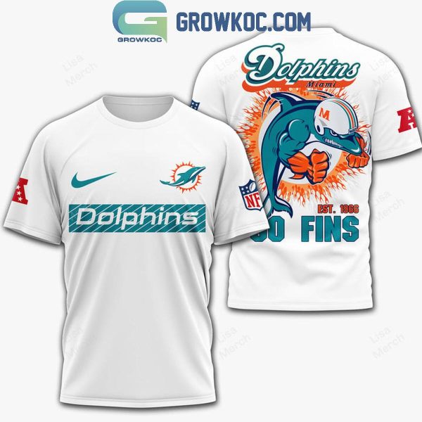 Miami Dolphins Est. 1966 Go Fins Hoodie T-Shirt