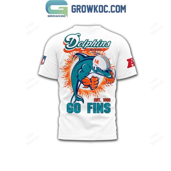 Miami Dolphins Est. 1966 Go Fins Hoodie T-Shirt