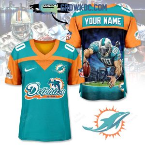 Miami Dolphins Halloween Ghost Players Personalized Football Jersey