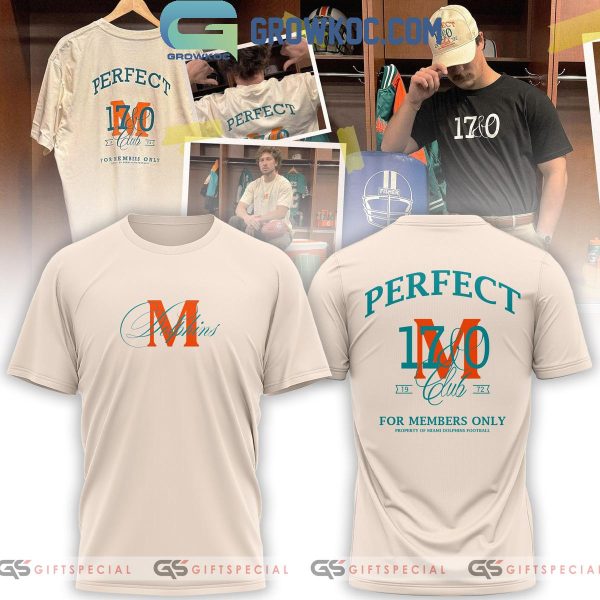 Miami Dolphins The Perfect 17&0 Club Since 1972 Hoodie T-Shirt