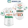 Miami Hurricanes Born U Raised It’s All About The U Personalized Baseball Jersey Black