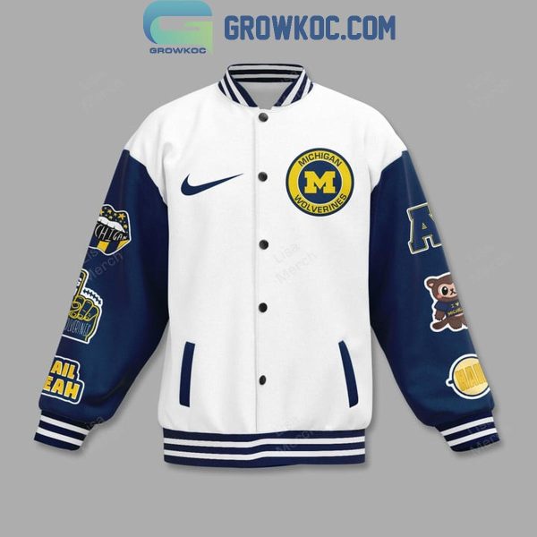 Michigan Wolverines Party Like It’s 1997 Baseball Jacket