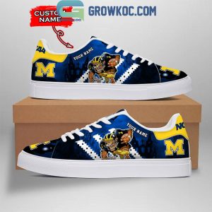 Michigan Wolverines The M Football Team Personalized Stan Smith Shoes