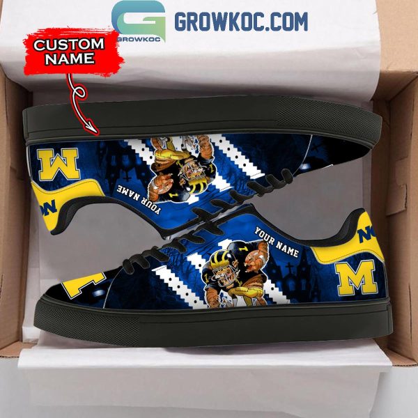 Michigan Wolverines The M Football Team Personalized Stan Smith Shoes