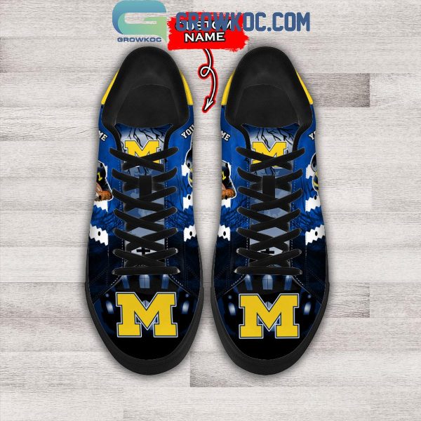 Michigan Wolverines The M Football Team Personalized Stan Smith Shoes