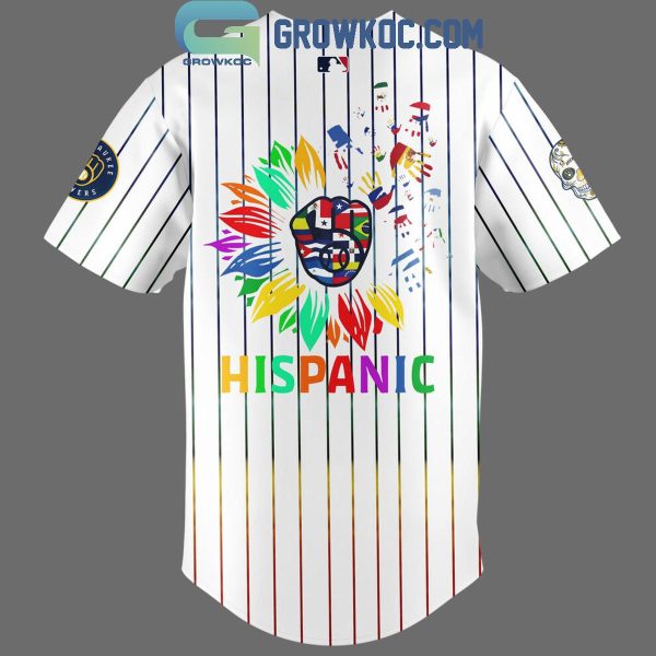 Milwaukee Brewers Hispanic Heritage Month Baseball Jersey