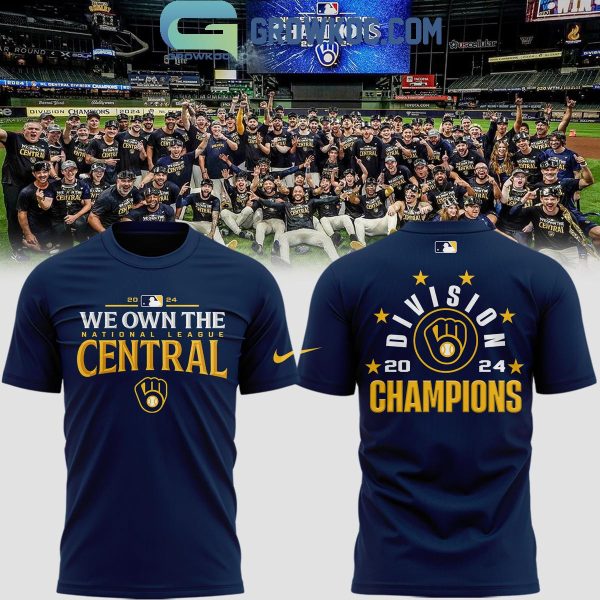 Milwaukee Brewers National League Central Division Champions 2024 Hoodie T-Shirt