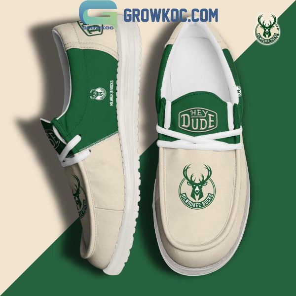 Milwaukee Bucks 2024 Personalized Hey Dude Shoes