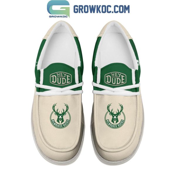 Milwaukee Bucks 2024 Personalized Hey Dude Shoes