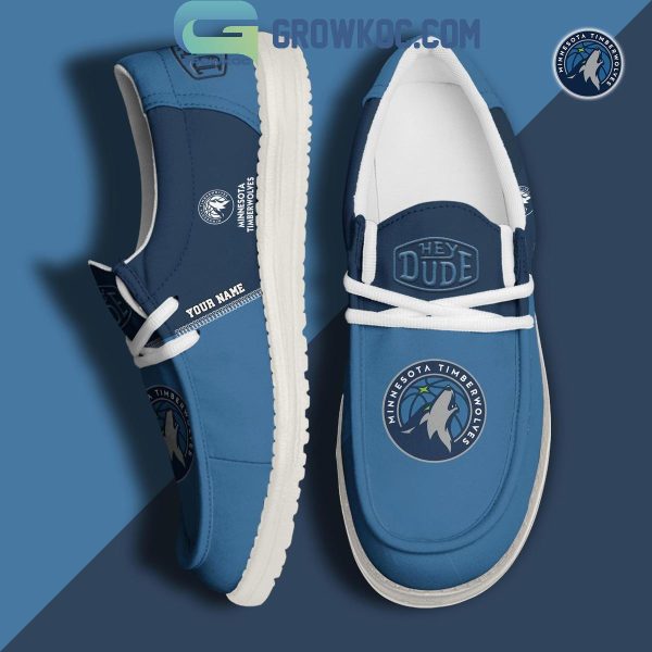 Minnesota Timberwolves 2024 Personalized Hey Dude Shoes