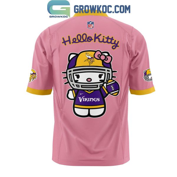 Minnesota Vikings Hello Kitty Pink Dream Football Jersey