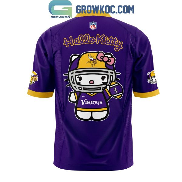 Minnesota Vikings Hello Kitty Purple Heart Football Jersey