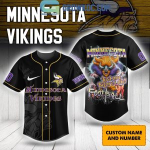 Minnesota Vikings Just One Before I Die Personalized Baseball Jersey