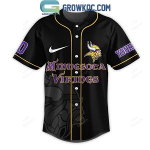 Minnesota Vikings Just One Before I Die Personalized Baseball Jersey