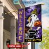 New England Patriots Welcome Halloween 2024 Personalized House Garden Flag