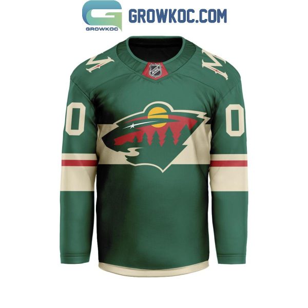 Minnesota Wild Be The Fighter 2024 Home Personalized Hockey Jersey