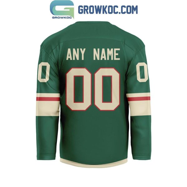 Minnesota Wild Be The Fighter 2024 Home Personalized Hockey Jersey