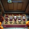 Mississippi State Bulldogs In This House We Love Halloween Horror Movies Doormat