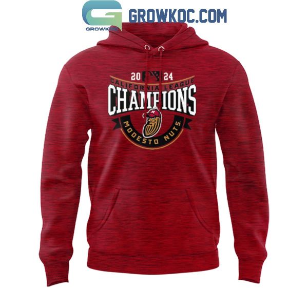 Modesto Nuts California League Champions 2024 Back To Back Hoodie T-Shirt