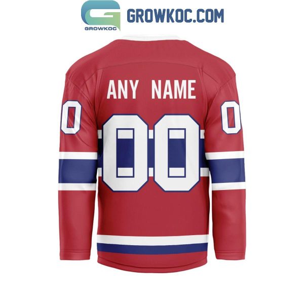 Montreal Canadiens Be The Fighter 2024 Home Personalized Hockey Jersey